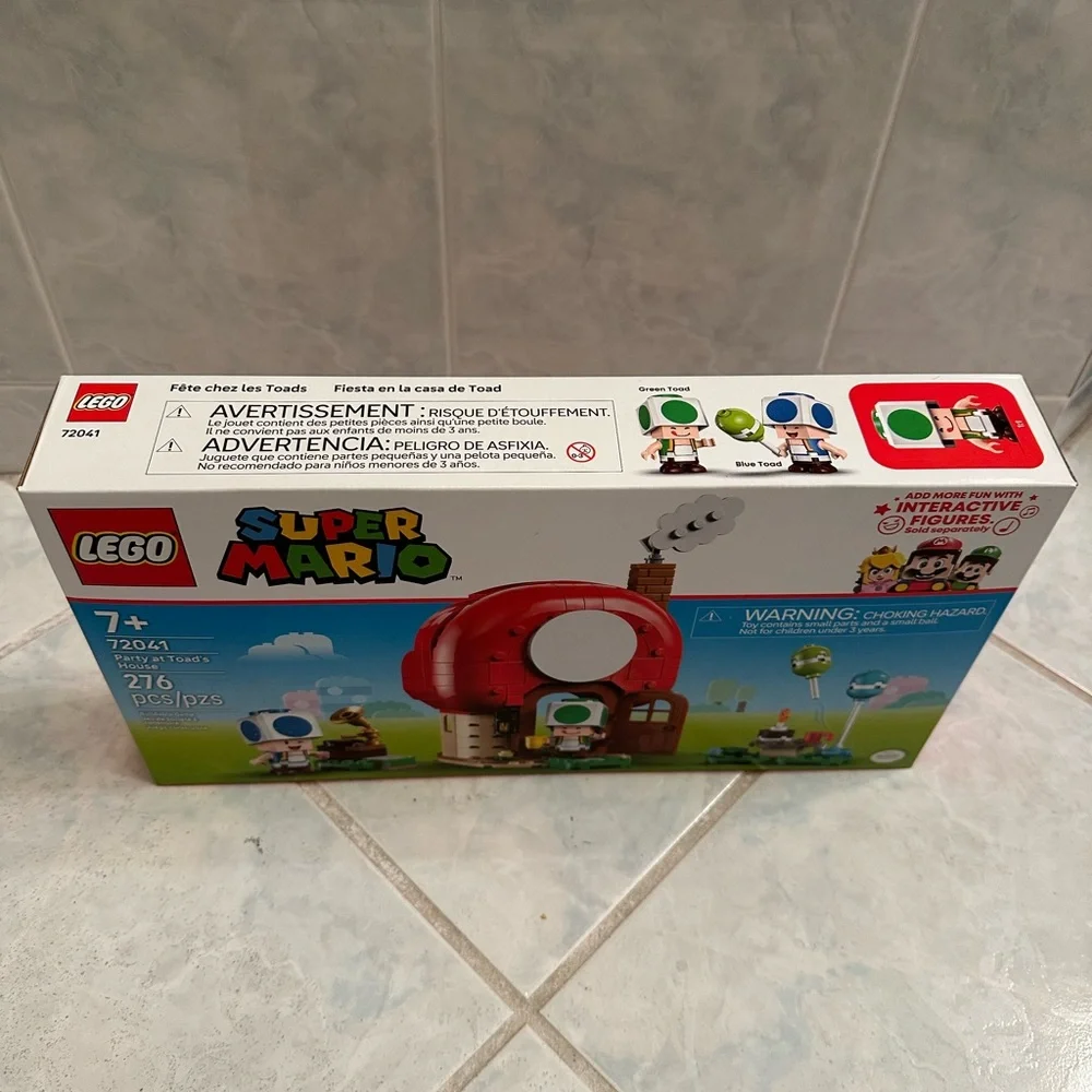 Sealed Lego Super Mario Party at Toad's House Set 72041